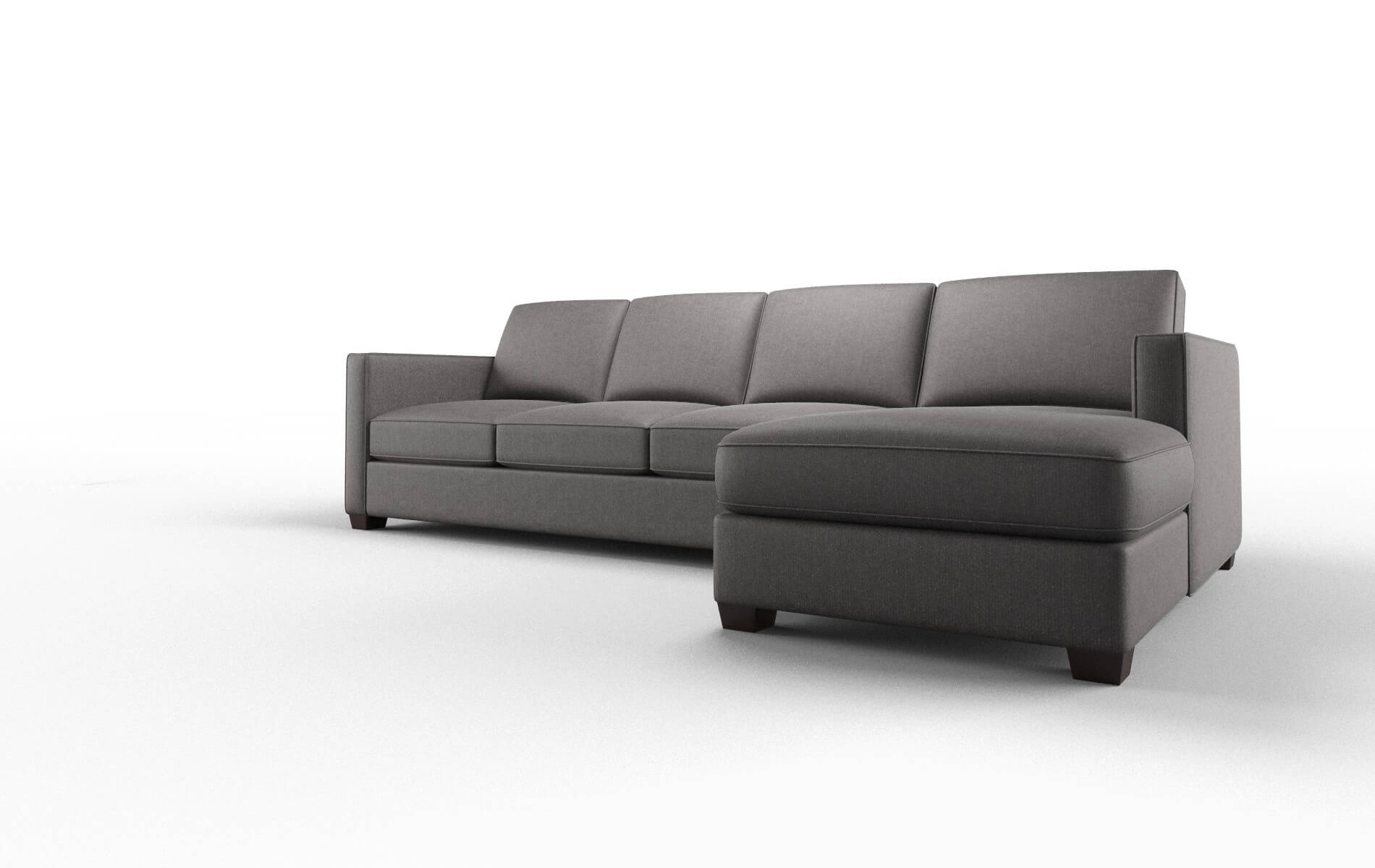 Calgary Sasha Grey Panel espresso legs 4