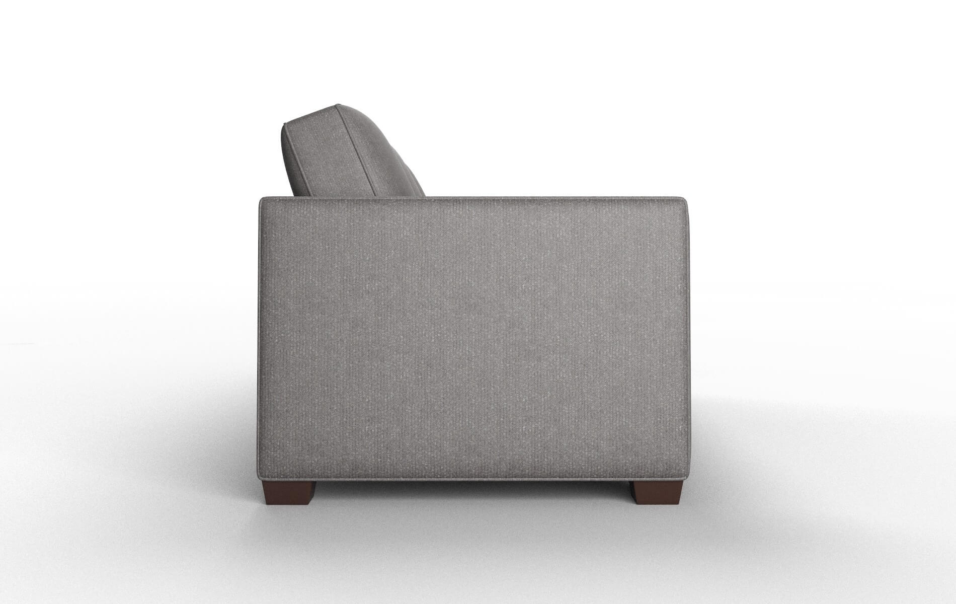 Calgary Sasha Grey Sofa espresso legs 3