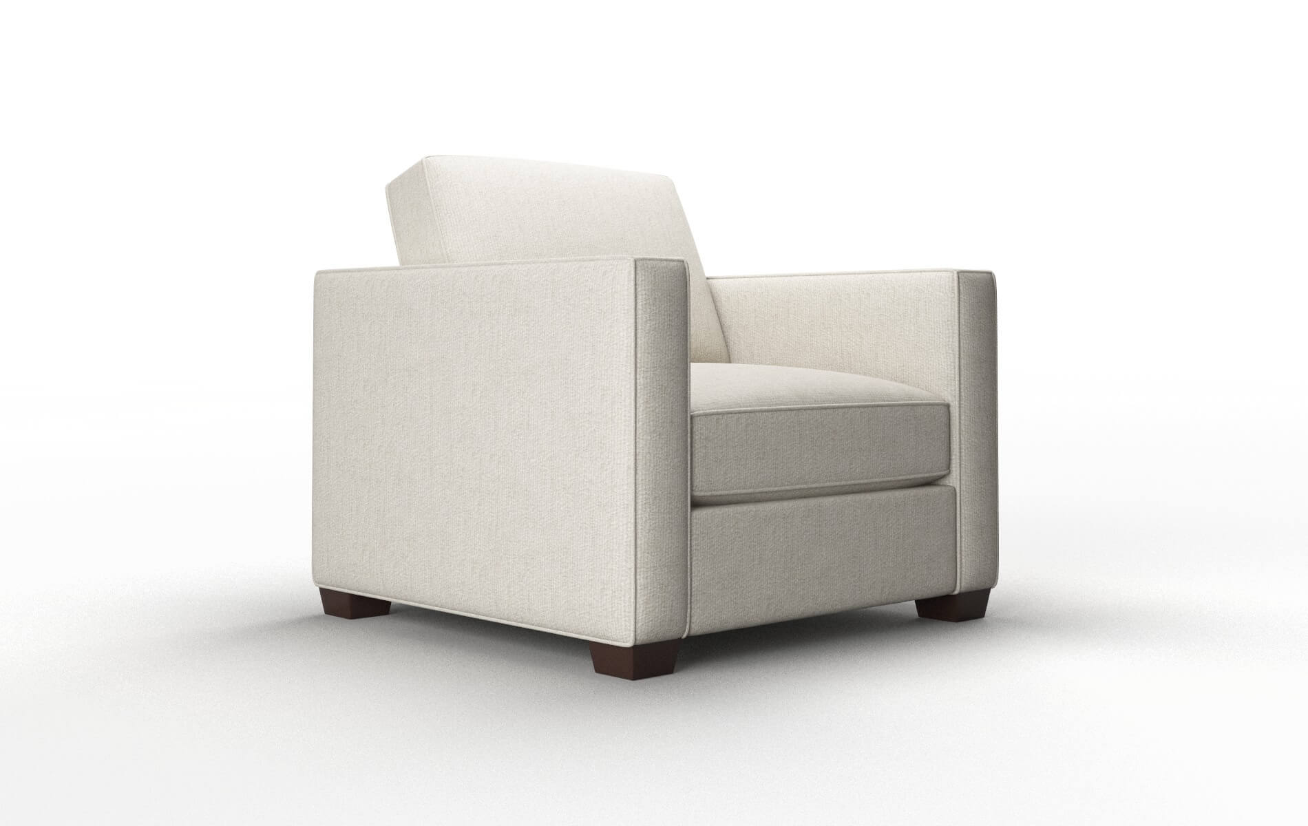 Calgary Sasha Linen Chair espresso legs 2