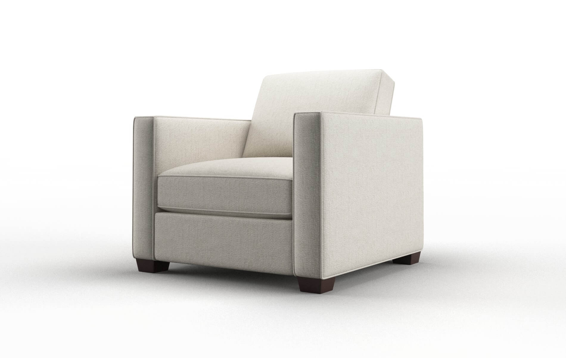 Calgary Sasha Linen Chair espresso legs 4