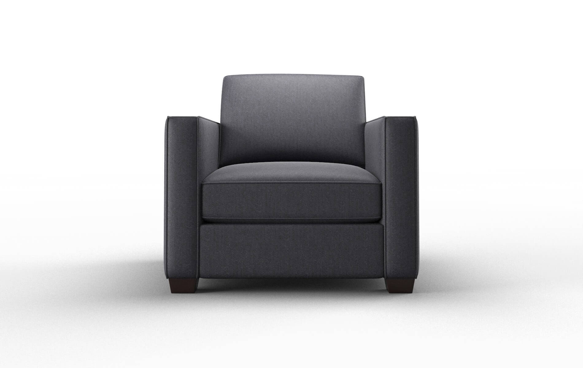 Calgary Sasha navy Chair Espresso Legs  1