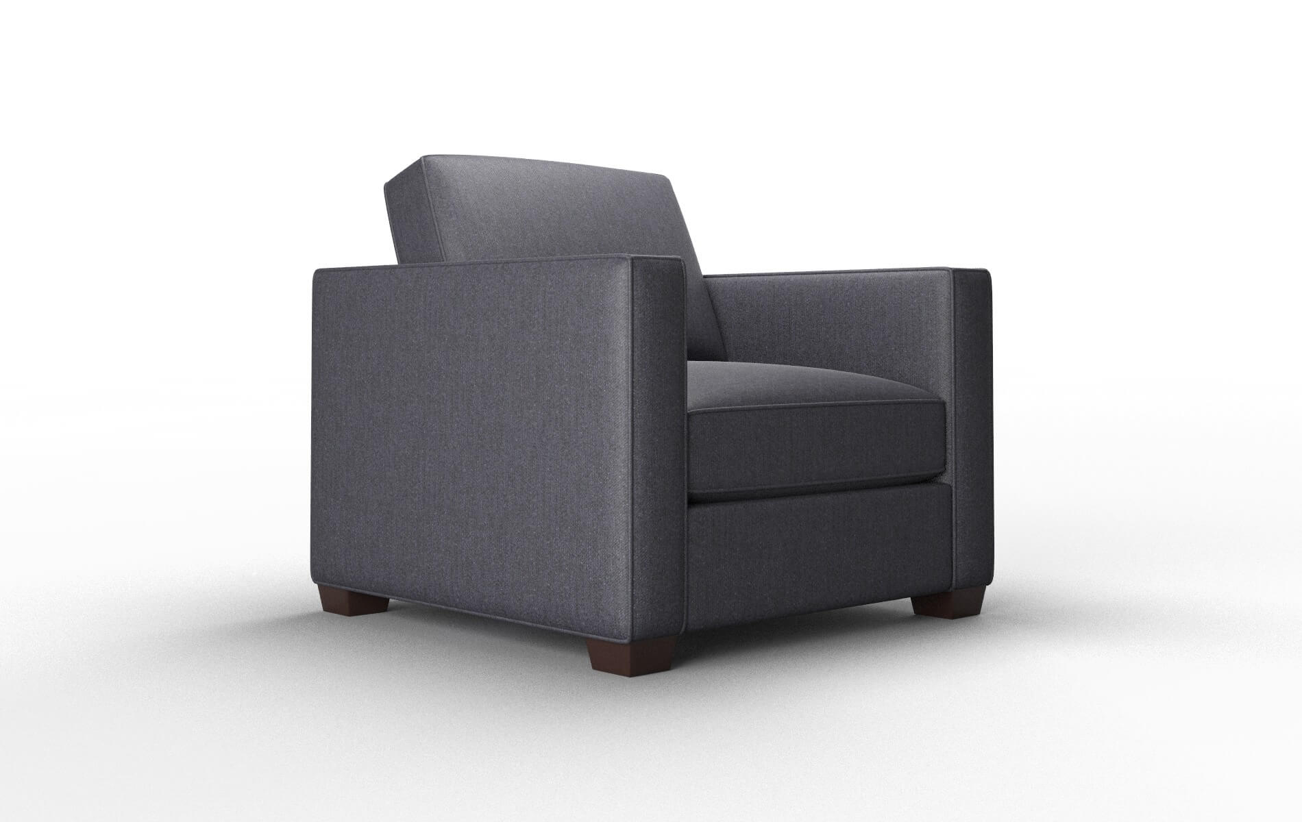 Calgary Sasha Navy Chair espresso legs 2