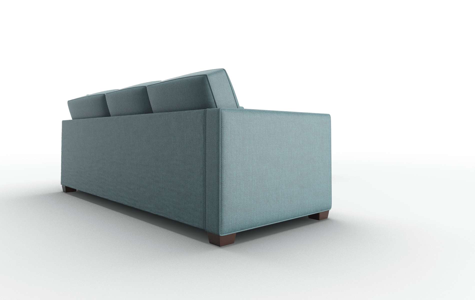 Calgary Simplex Blue_moon Sectional espresso legs 3