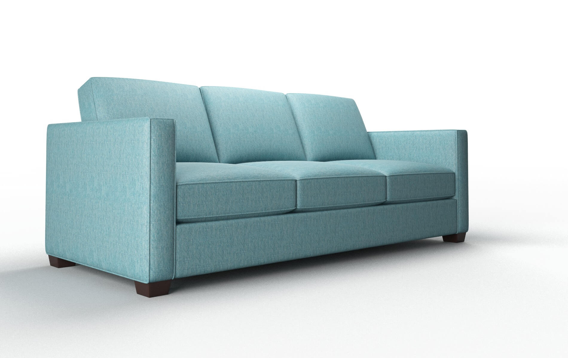 Calgary Sorrento Denim Sofa espresso legs 2