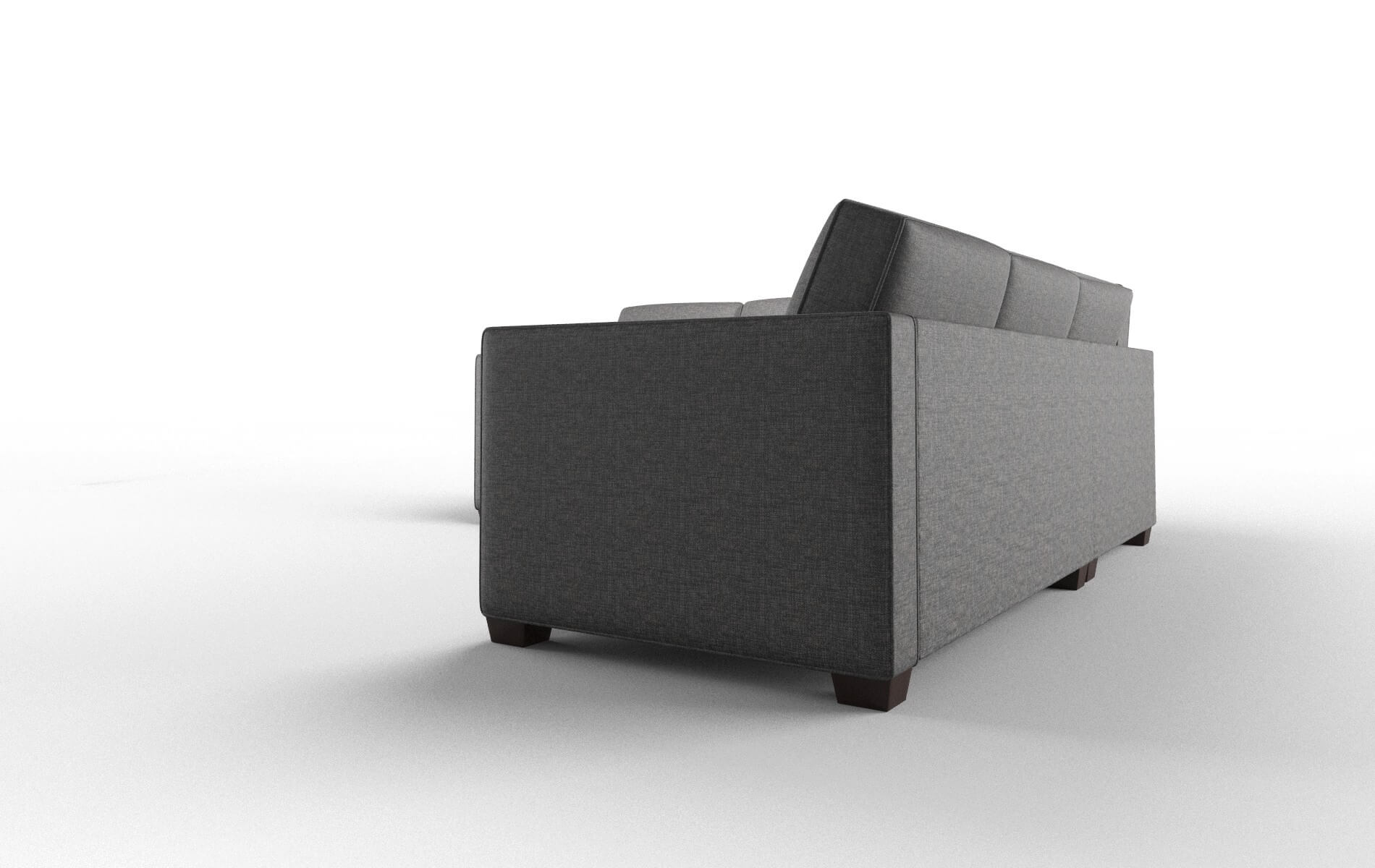 Calgary Sosoftness 51 Sectional espresso legs 4