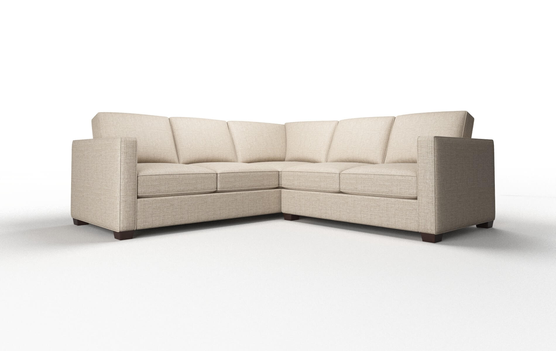 Calgary Sosoftness 74 Sectional espresso legs 1