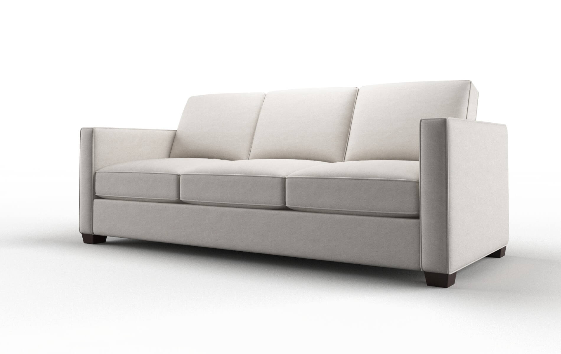 Calgary Suave Dove Sofa espresso legs 4