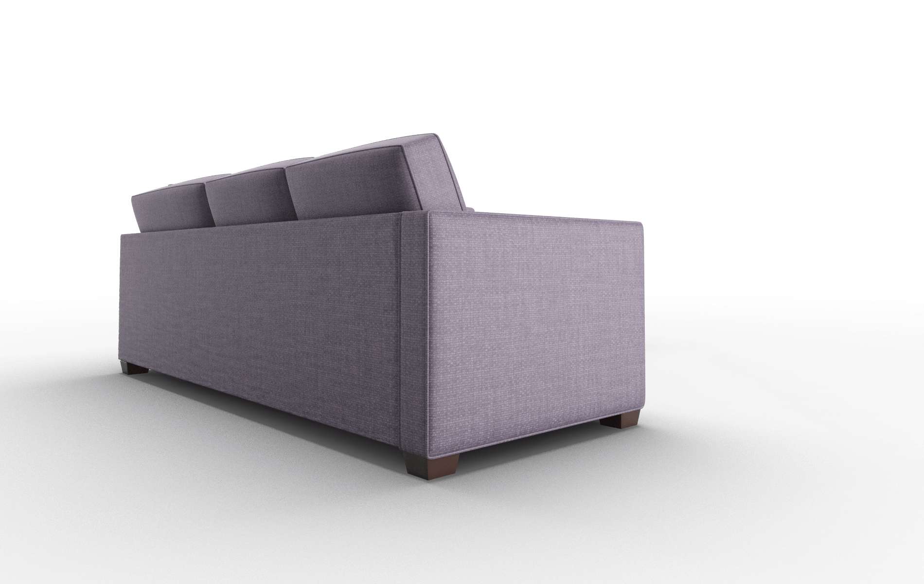 Calgary Tess Blackberry Sectional espresso legs 3