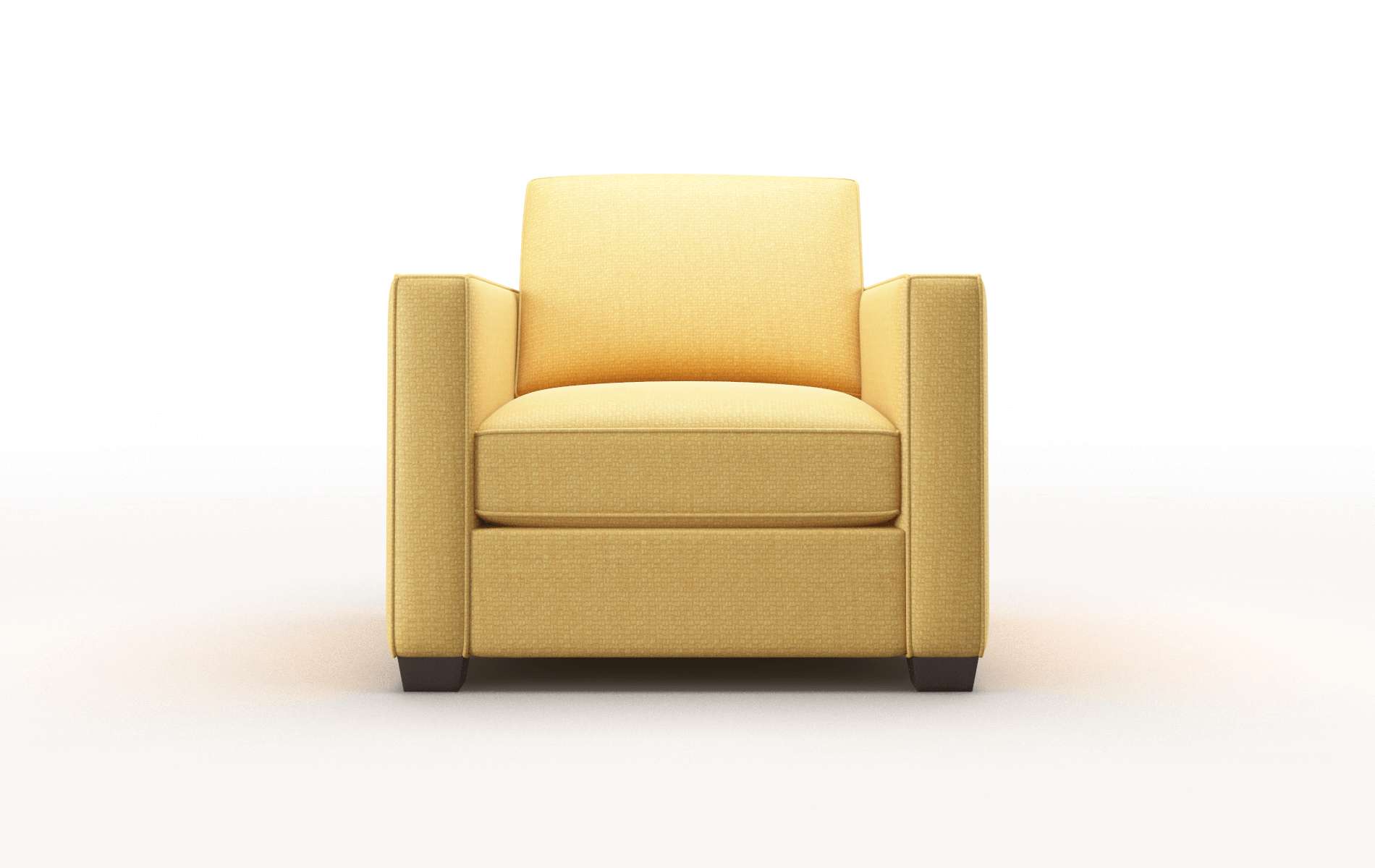 Calgary Tess Turmeric Chair espresso legs 1