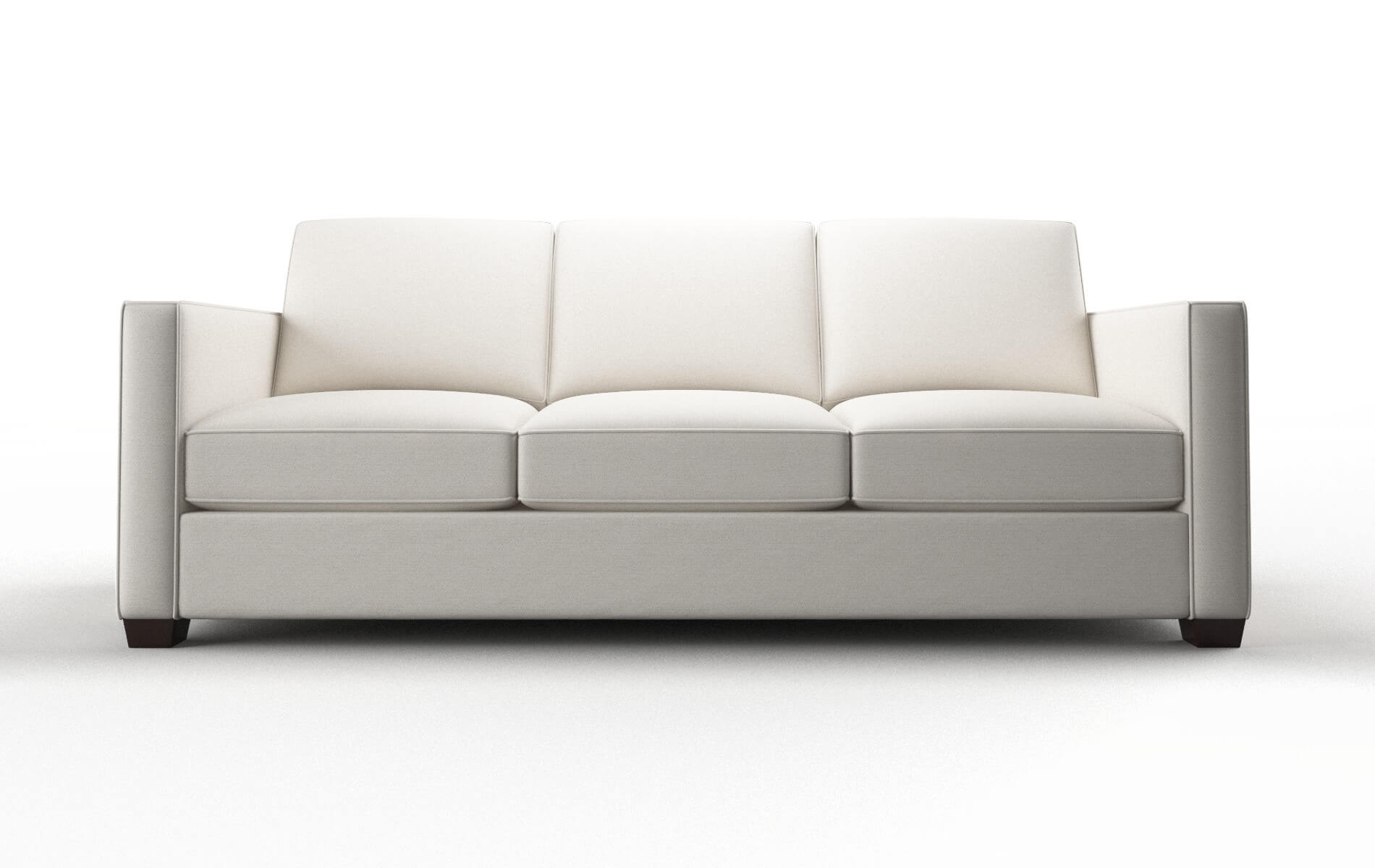 Calgary Venice eggshell Sofa Espresso Legs  1