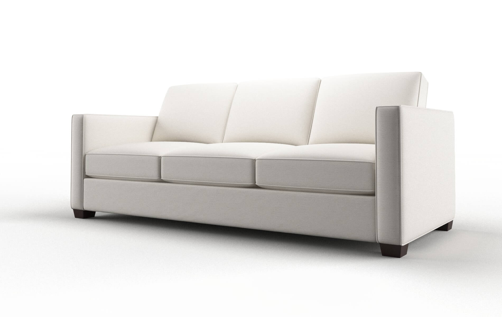 Calgary Venice Eggshell Sofa espresso legs 4