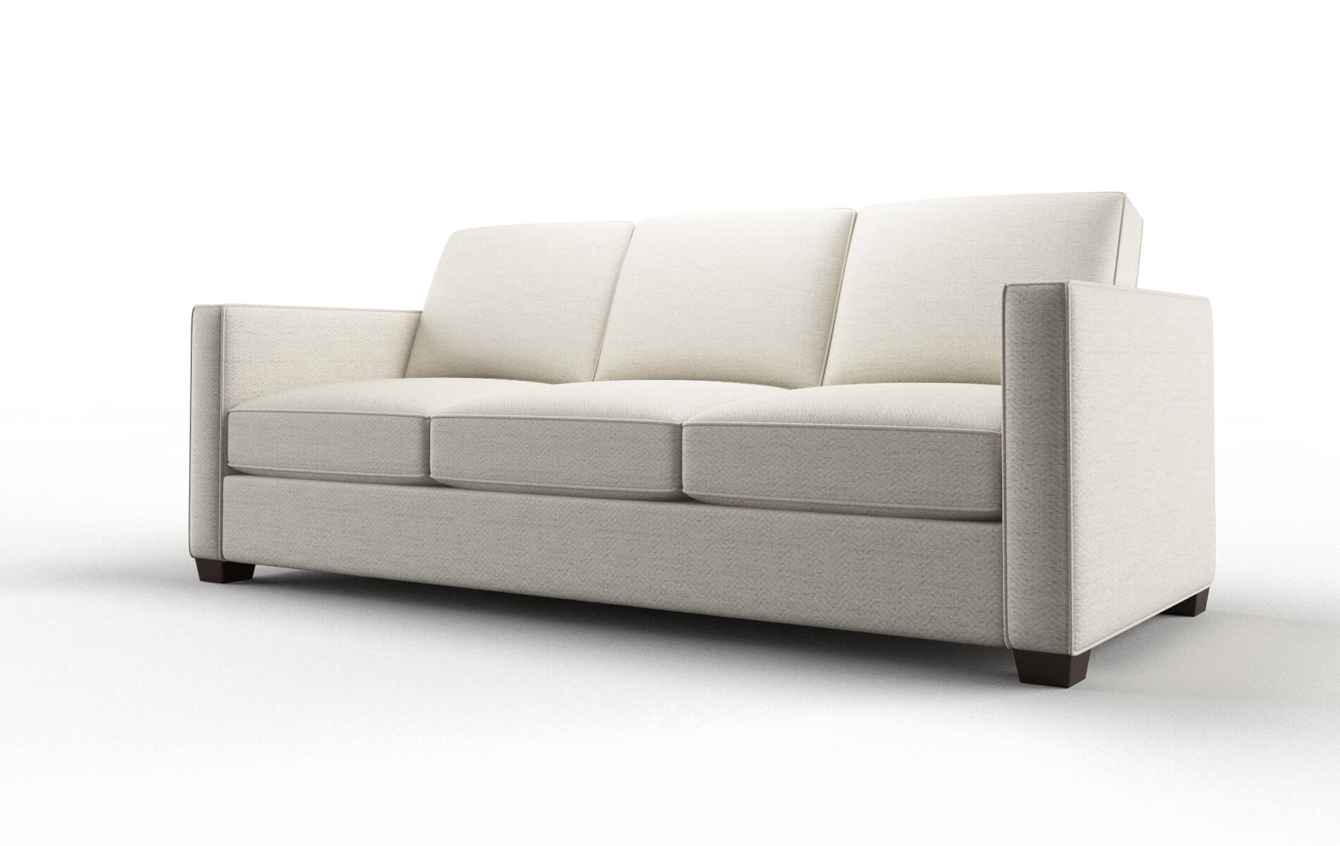 Calgary Venus Cream Sofa espresso legs 4