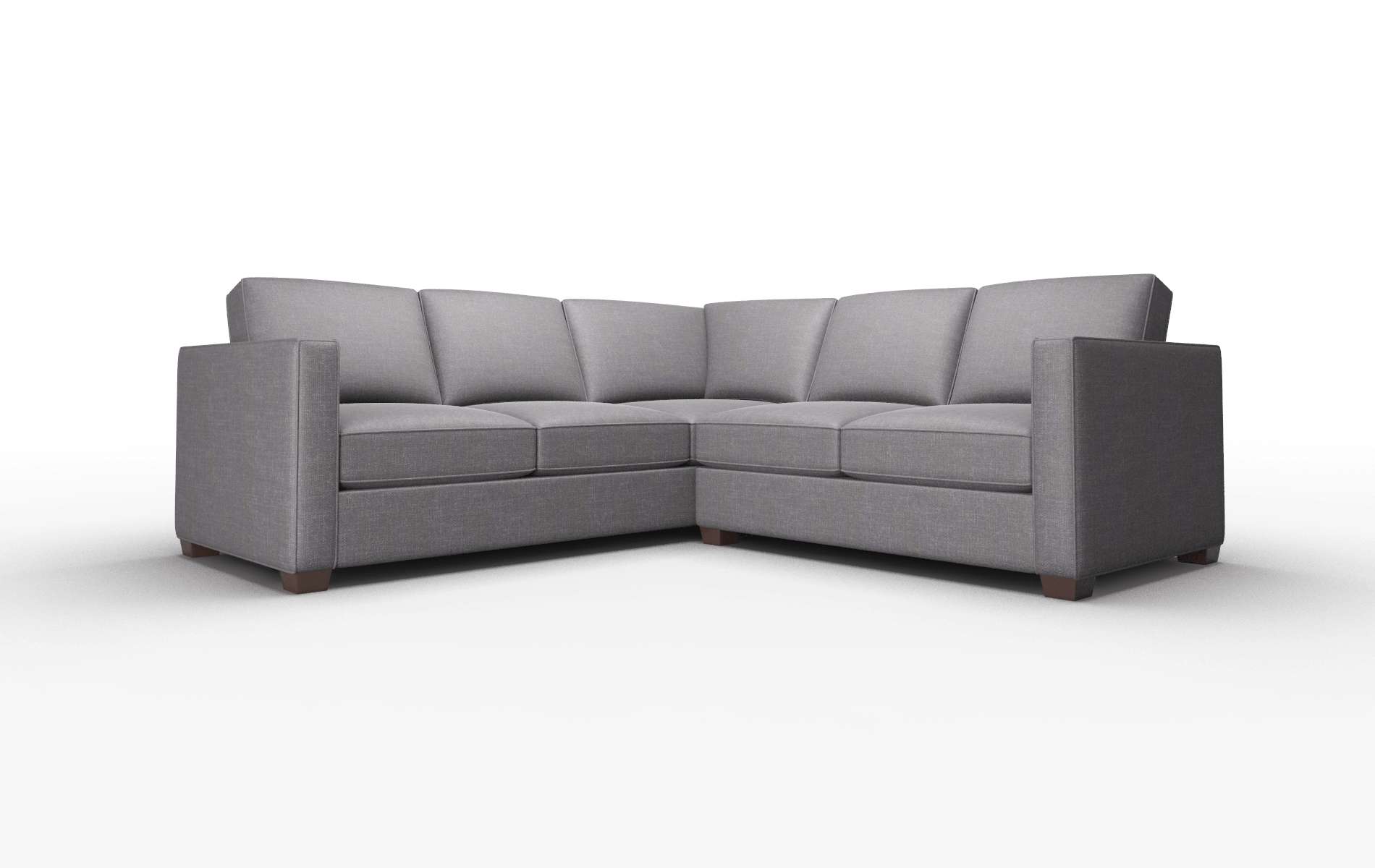 Calgary Venus Onyx Sectional espresso legs 1