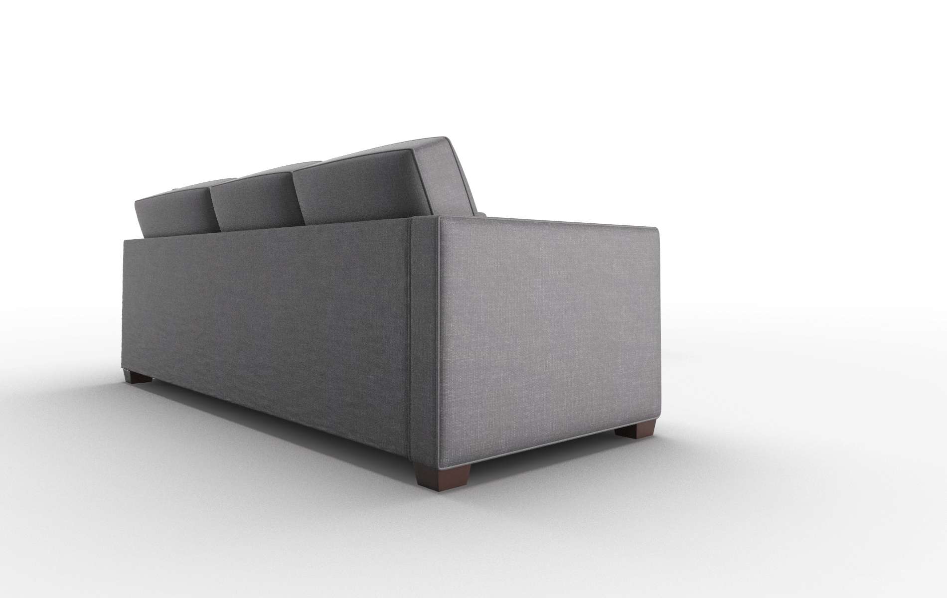 Calgary Venus Onyx Sectional espresso legs 3