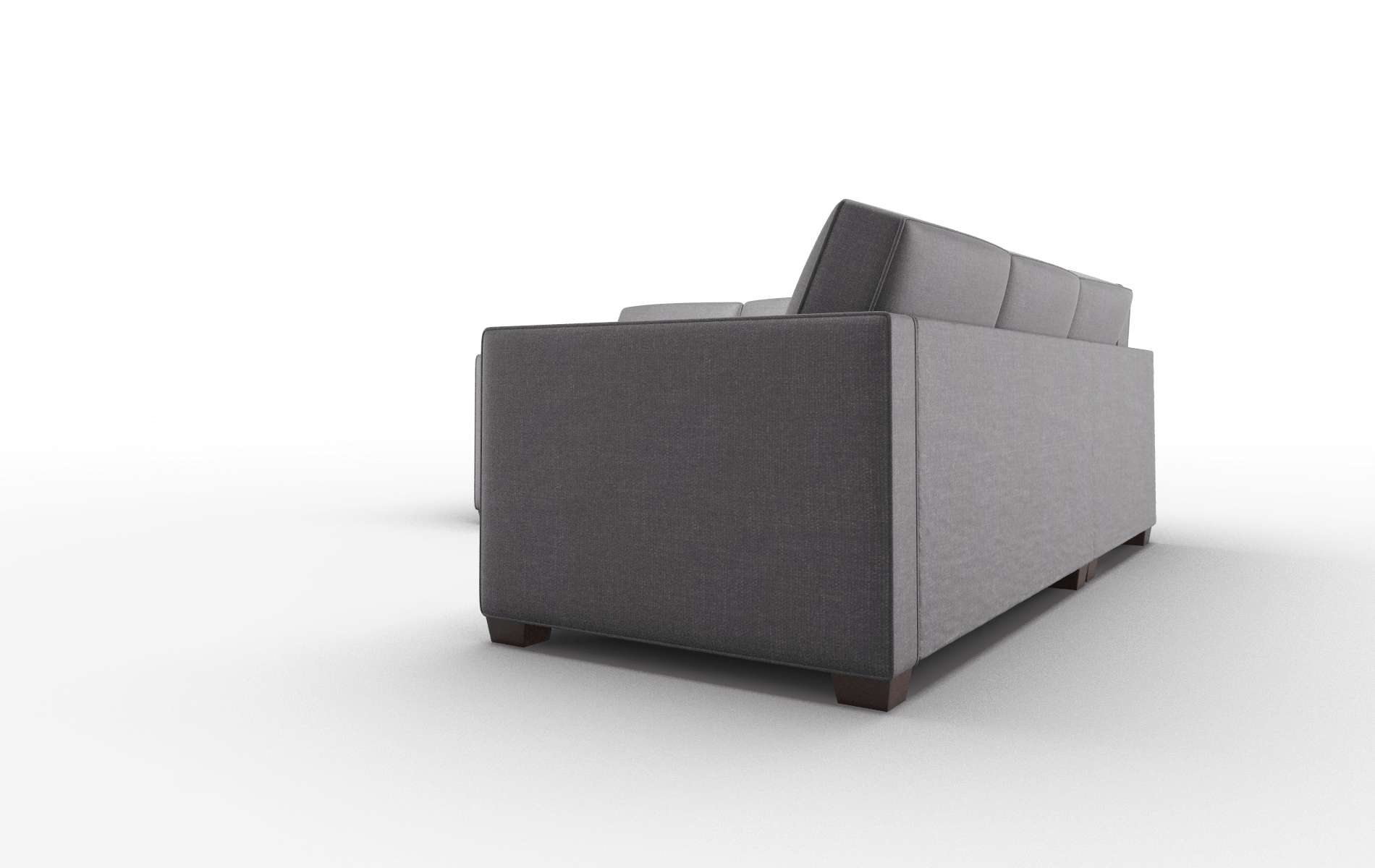 Calgary Venus Onyx Sectional espresso legs 4