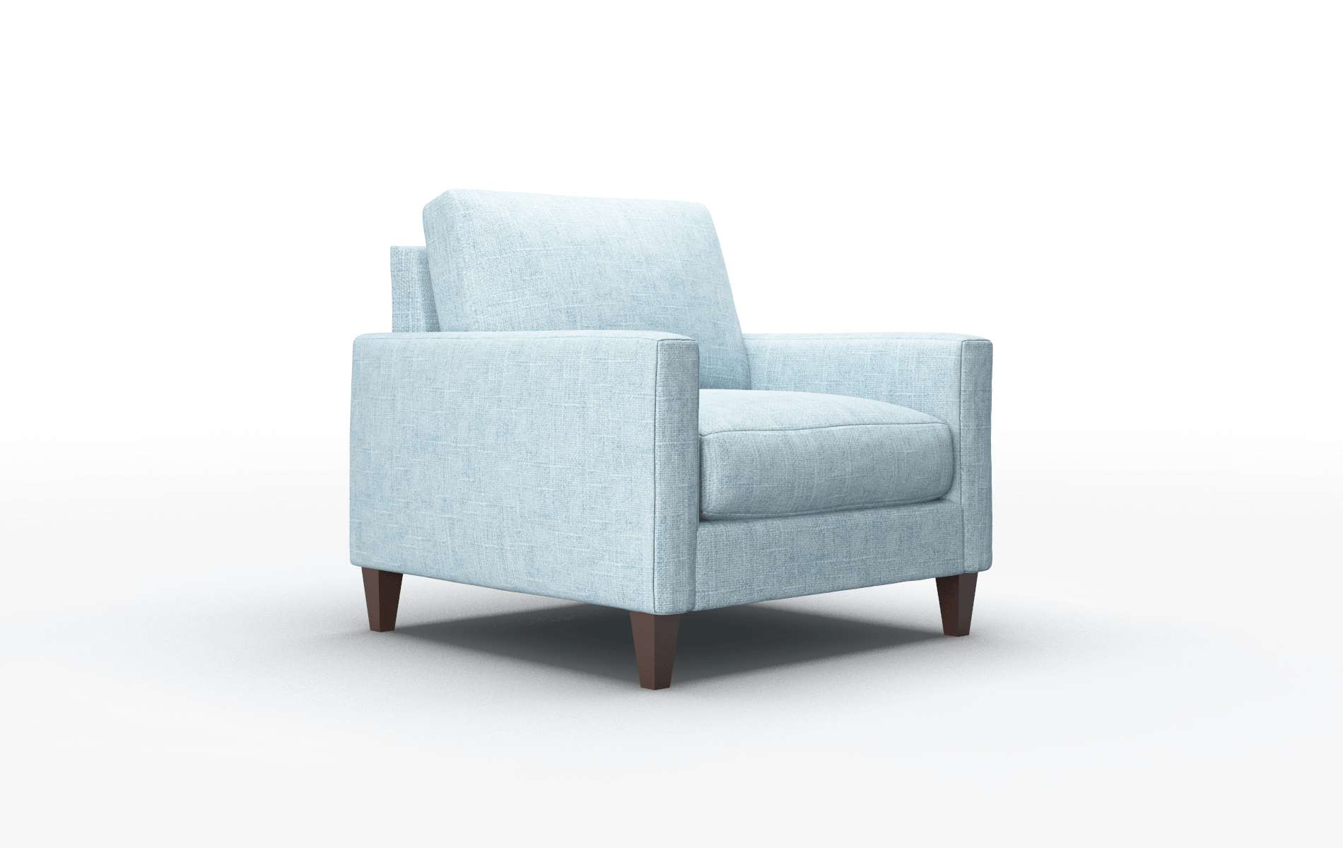 Cannes Atlas Turquoise Chair espresso legs 2