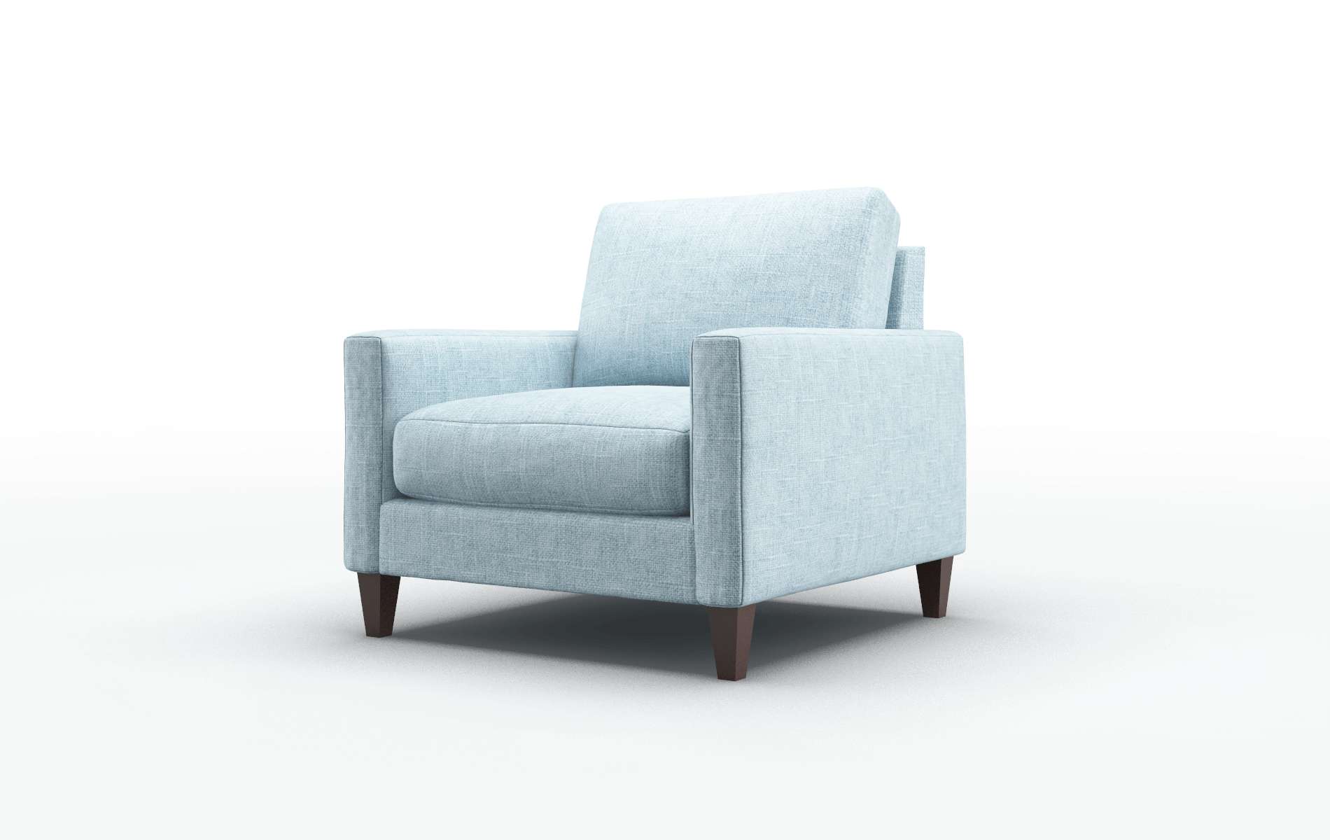 Cannes Atlas Turquoise Chair espresso legs 4