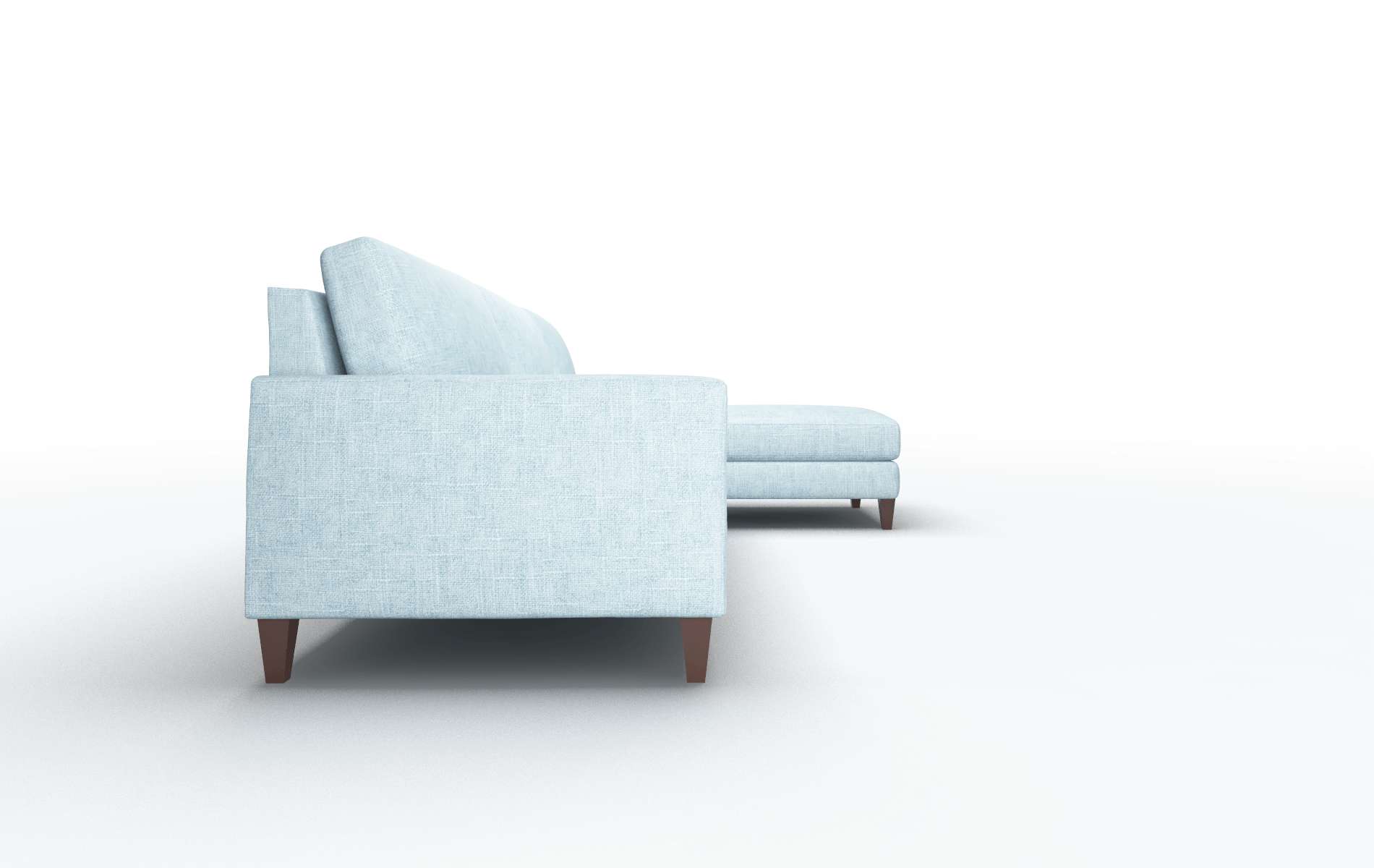 Cannes Atlas Turquoise Panel espresso legs 3