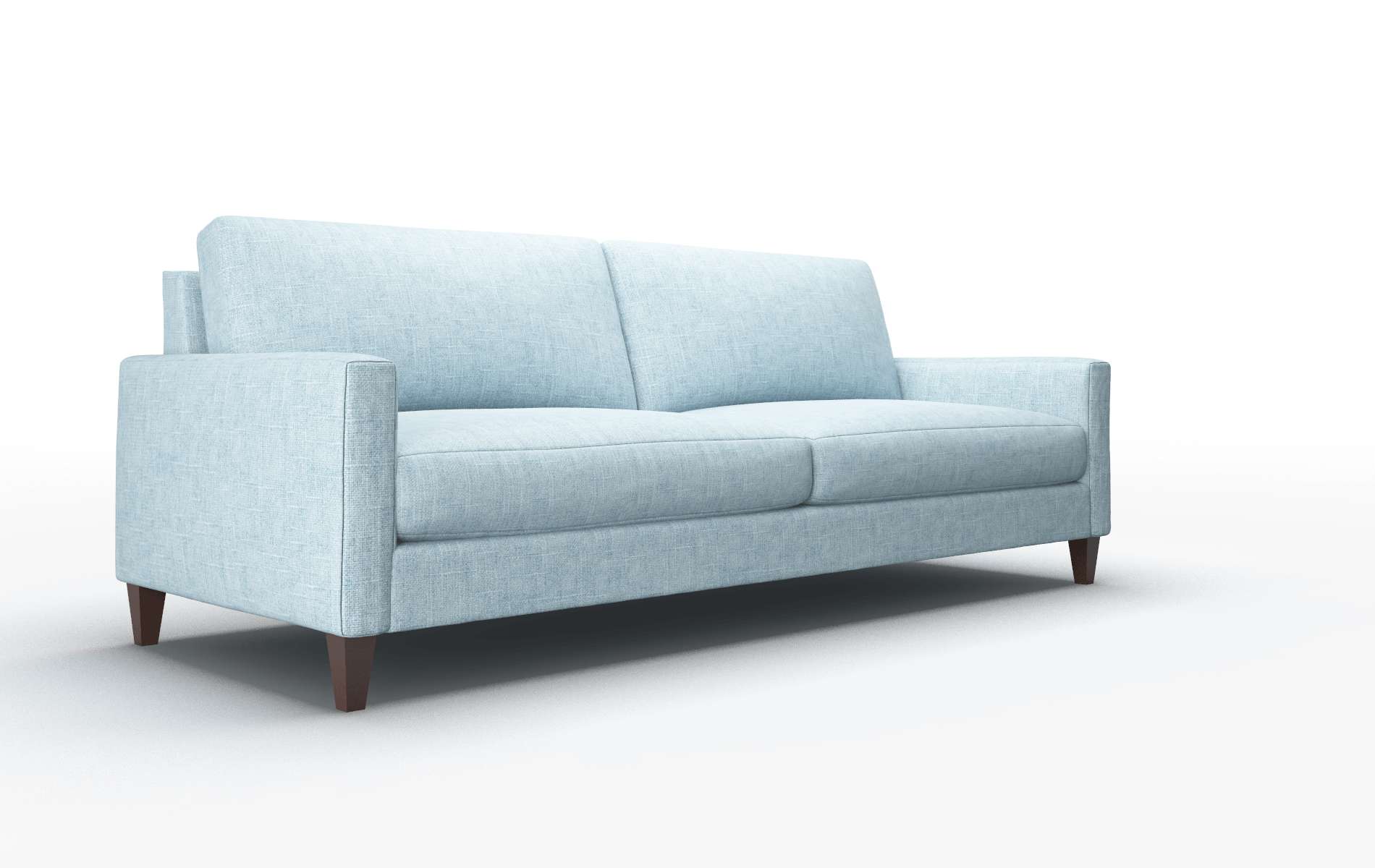 Cannes Atlas Turquoise Sofa espresso legs 2