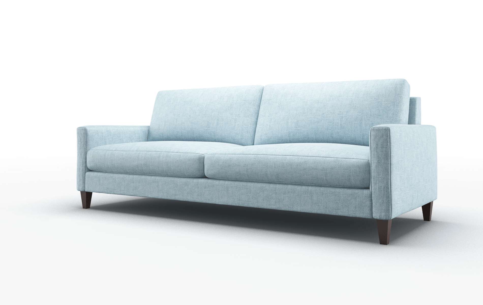 Cannes Atlas Turquoise Sofa espresso legs 4