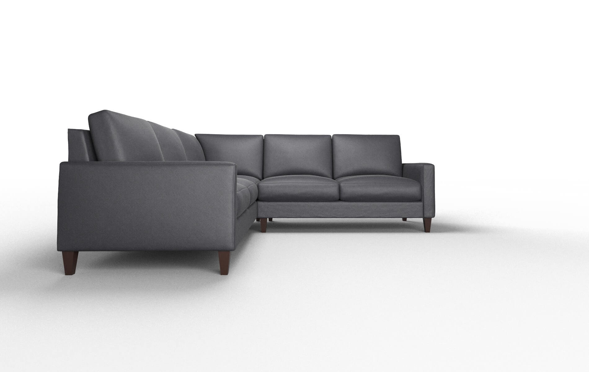 Cannes Atlas_plz Navy Sectional espresso legs 2