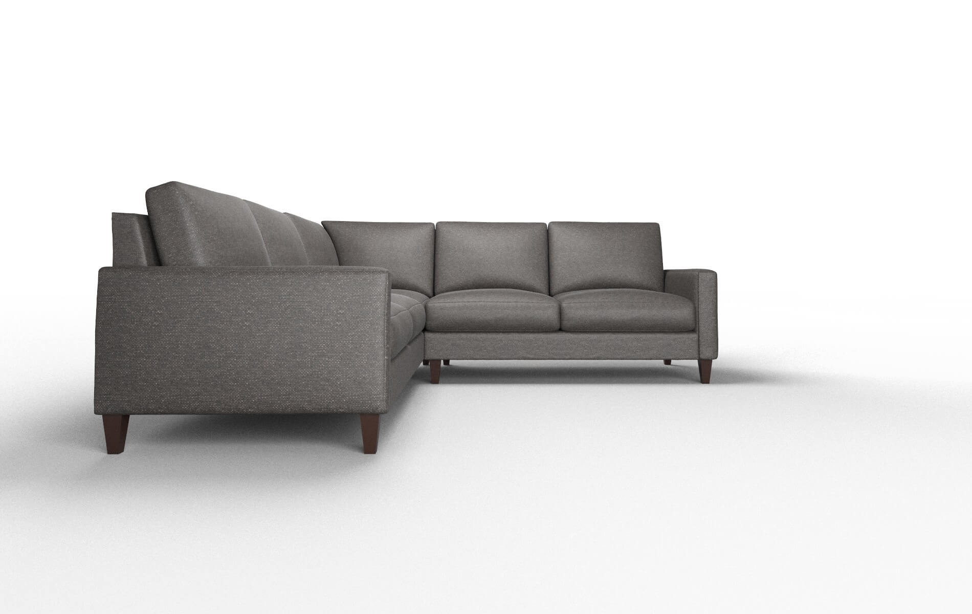 Cannes Avenger Denim Sectional espresso legs 2