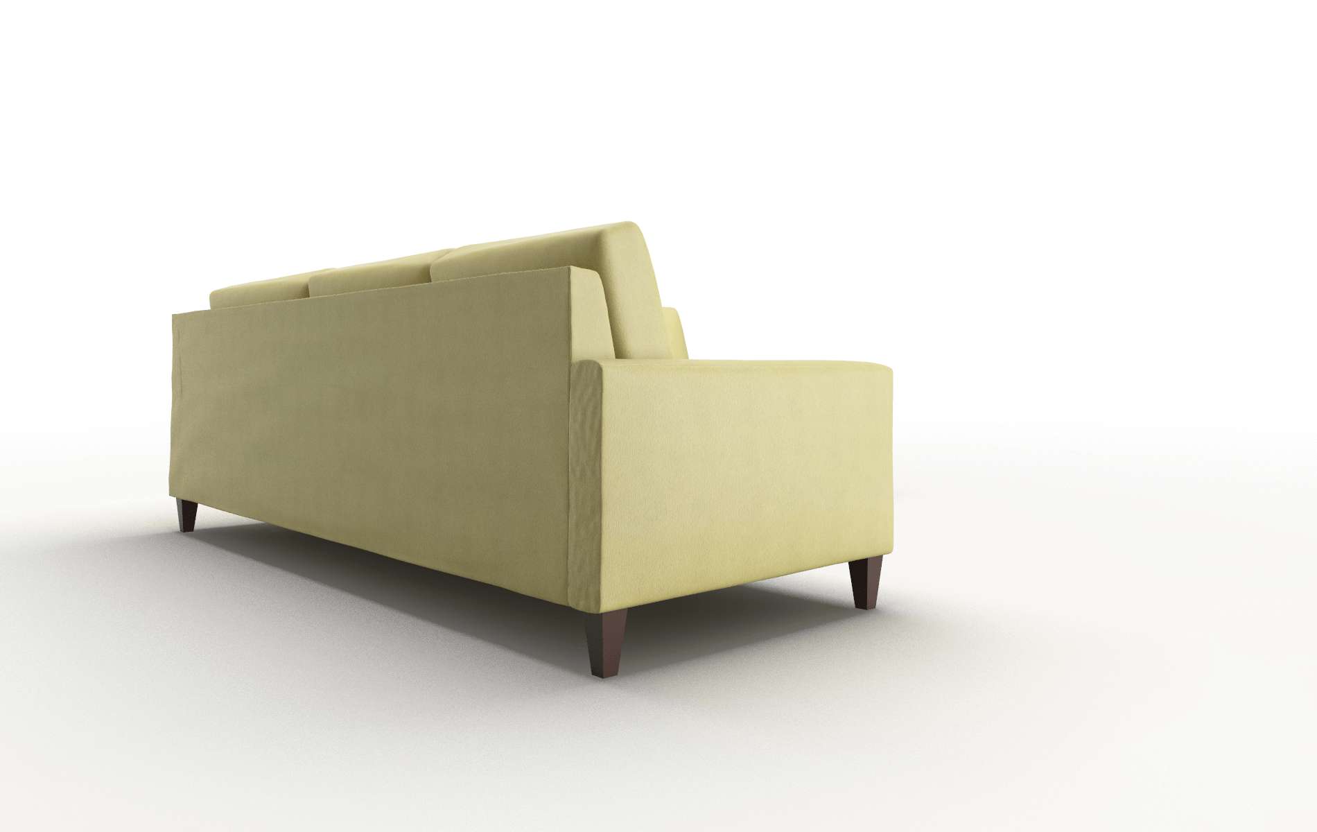 Cannes Bella Apple Sectional espresso legs 3