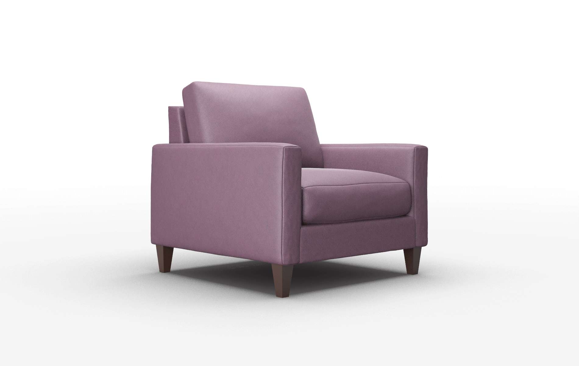 Cannes Bella Aubergine Chair espresso legs 2