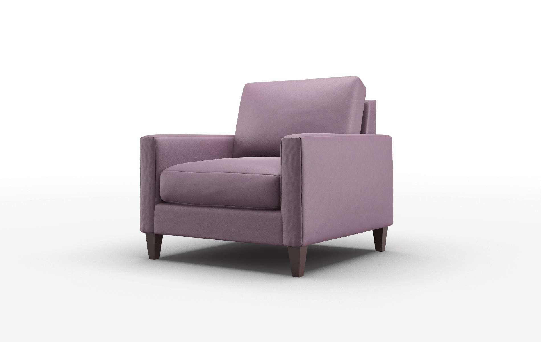 Cannes Bella Aubergine Chair espresso legs 4