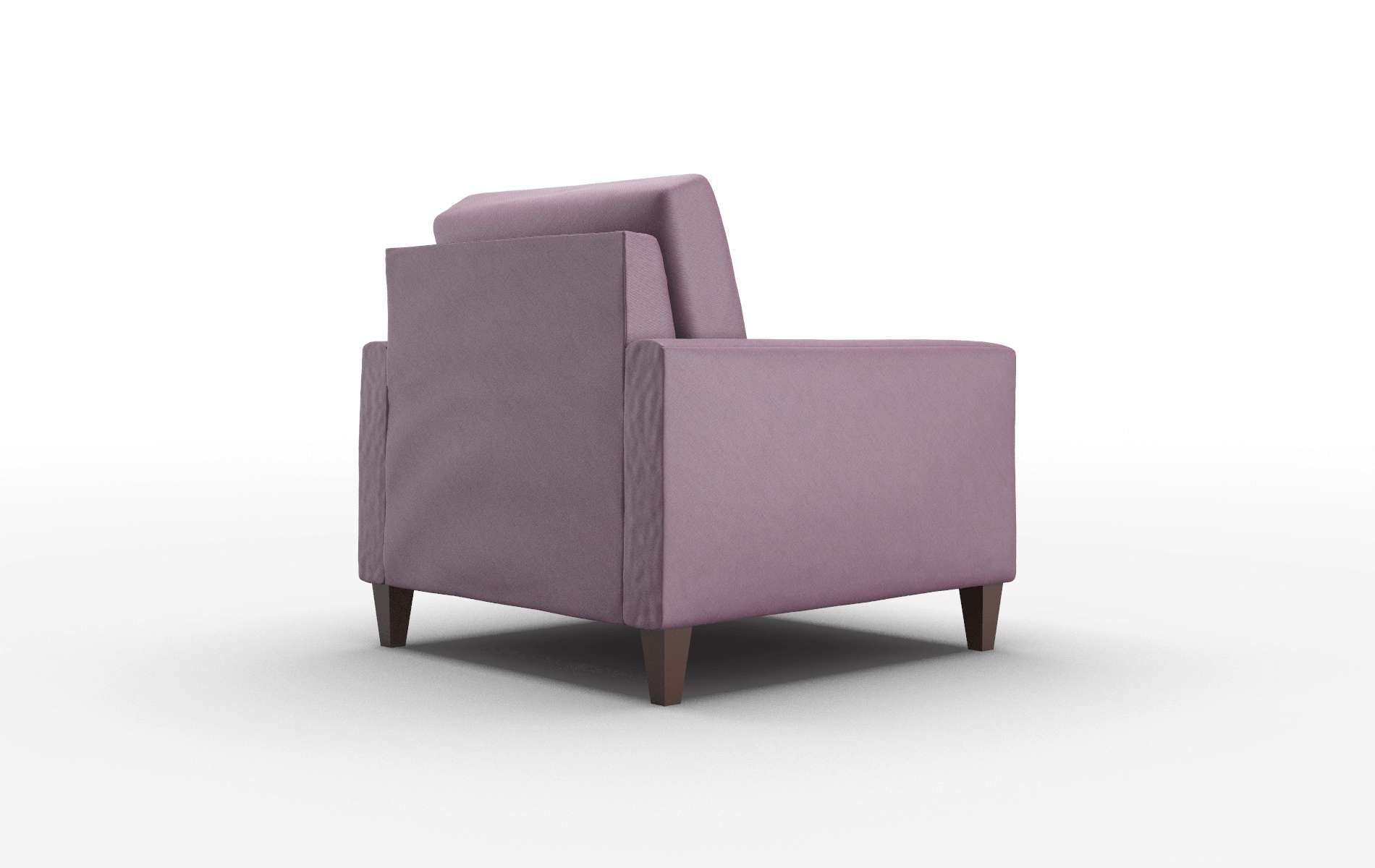 Cannes Bella Aubergine Chair espresso legs 5