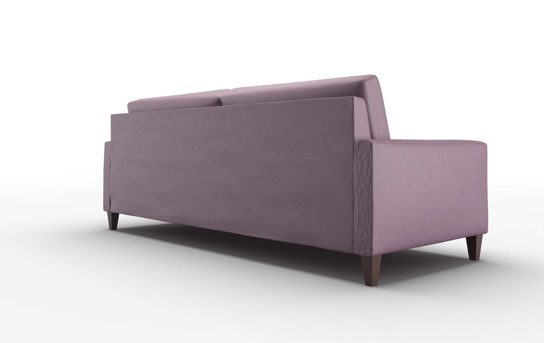 Cannes Bella Aubergine Sofa espresso legs 5