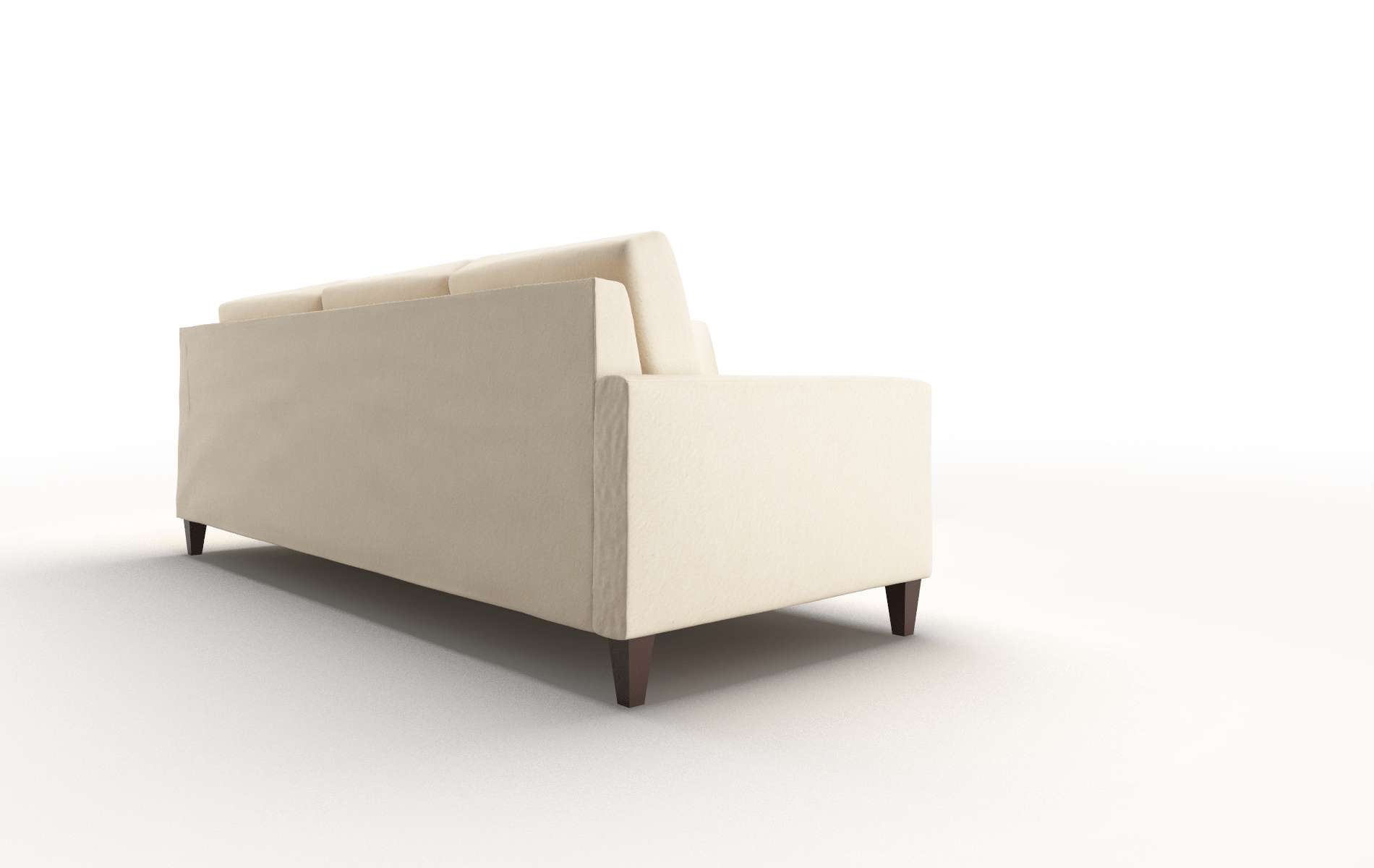 Cannes Bella Buckwheat Sectional espresso legs 3