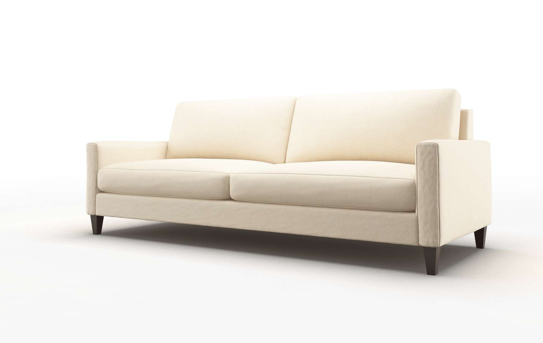 Cannes Bella Buckwheat Sofa espresso legs 4