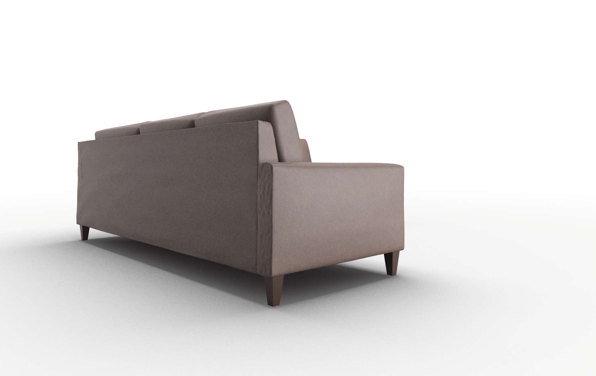 Cannes Bella Espresso Sectional espresso legs 3