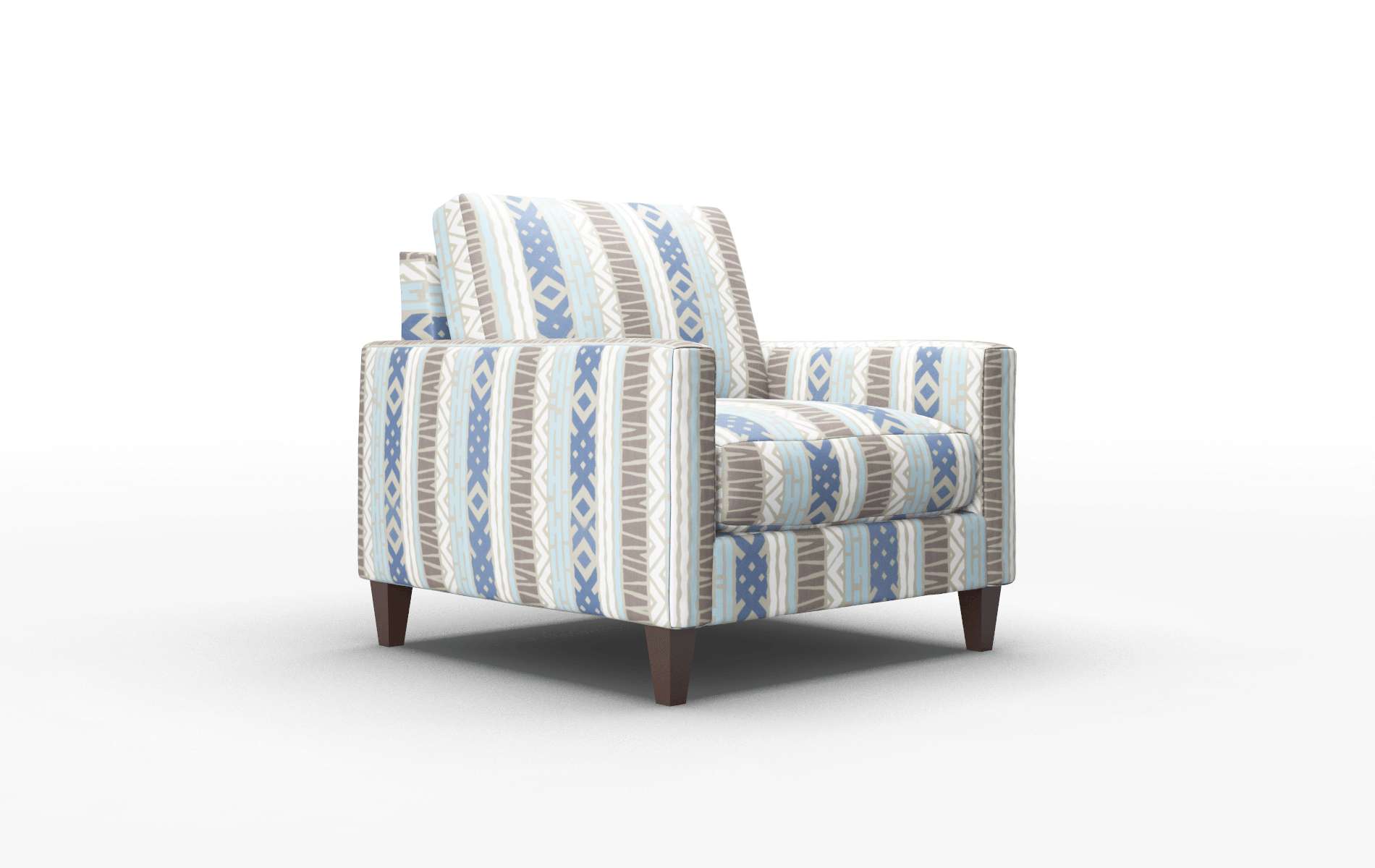 Cannes Bodhi Indigo Chair espresso legs 2