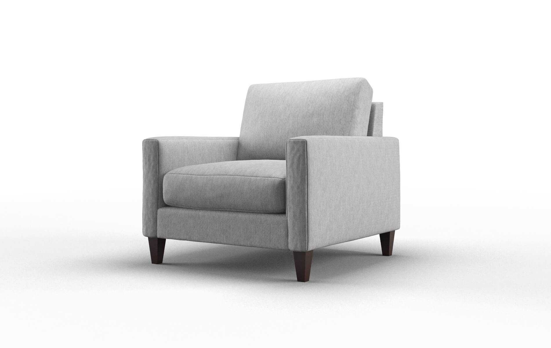 Cannes Bungalow Graphite Chair espresso legs 4