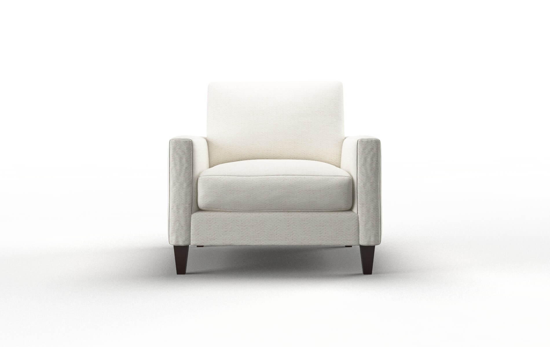 Cannes Catalina Ivory chair espresso legs