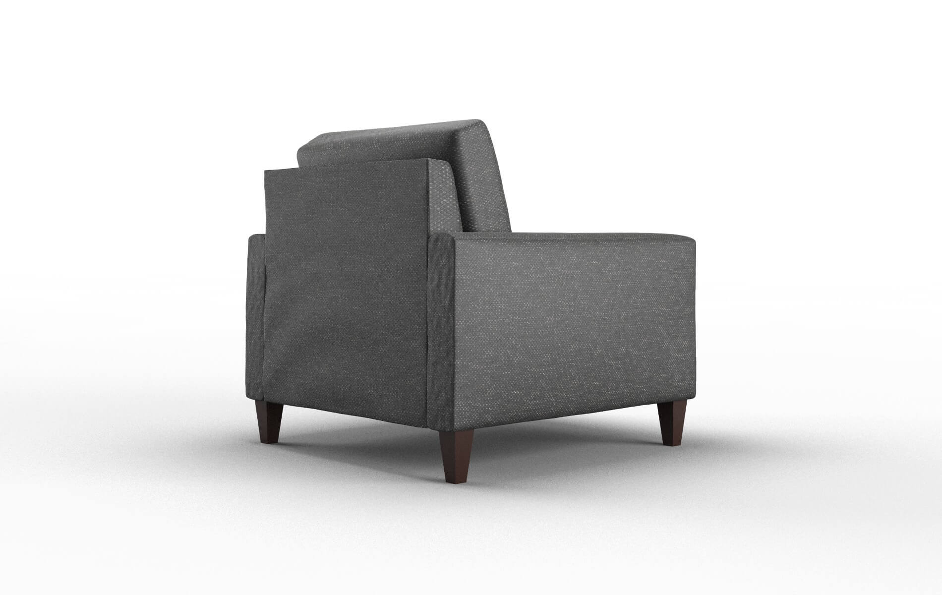 Cannes Chance Denim Chair espresso legs 5