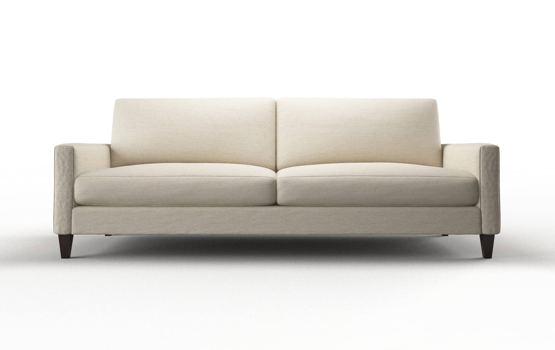 Cannes Chance sand Sofa Espresso Legs  1