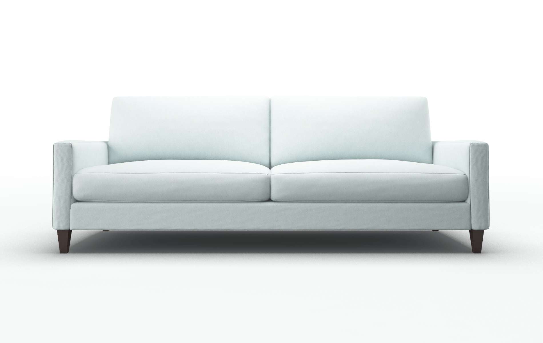 Cannes Clyde Cornflower Sofa espresso legs 1
