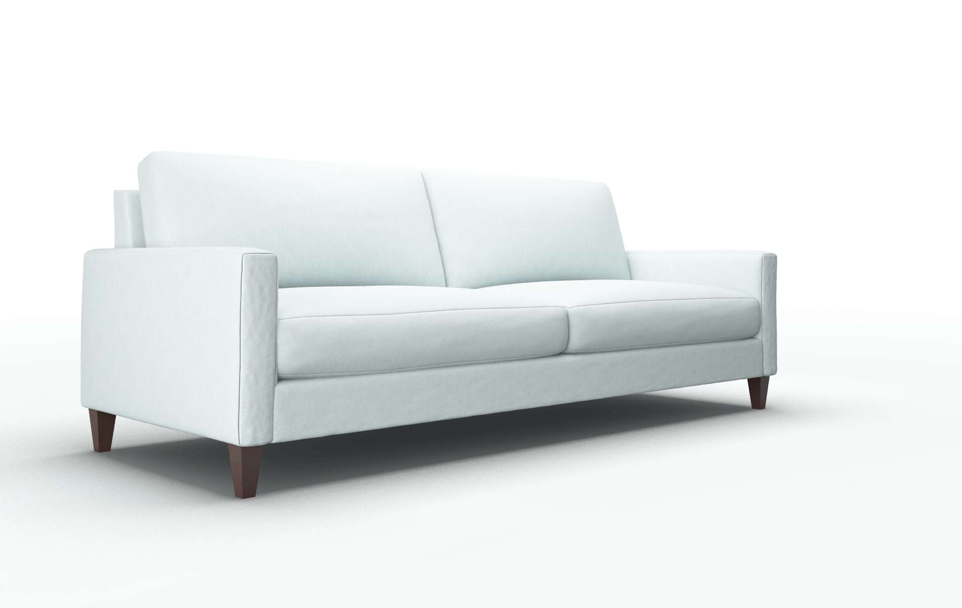 Cannes Clyde Cornflower Sofa espresso legs 2
