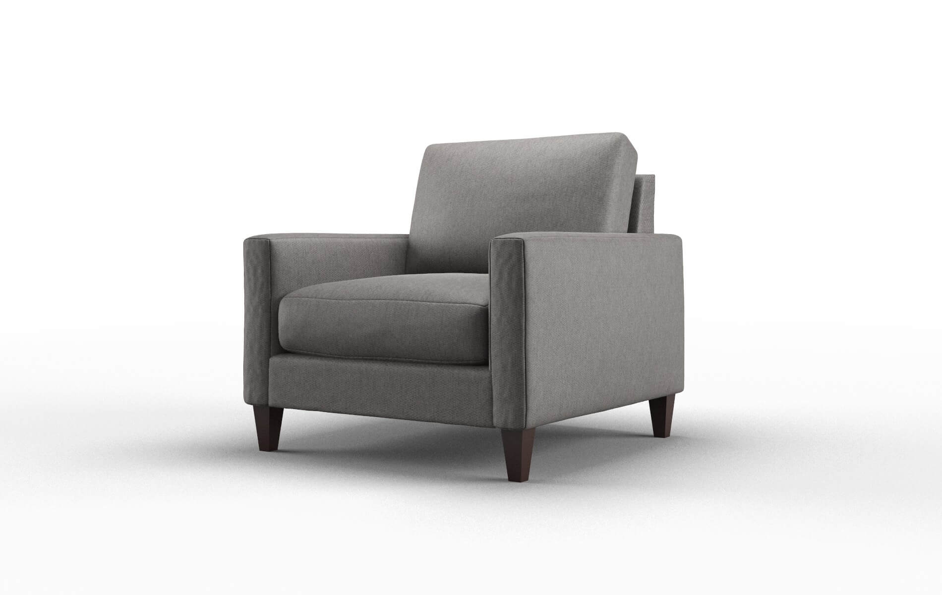 Cannes Cosmo Charcoal Chair espresso legs 4