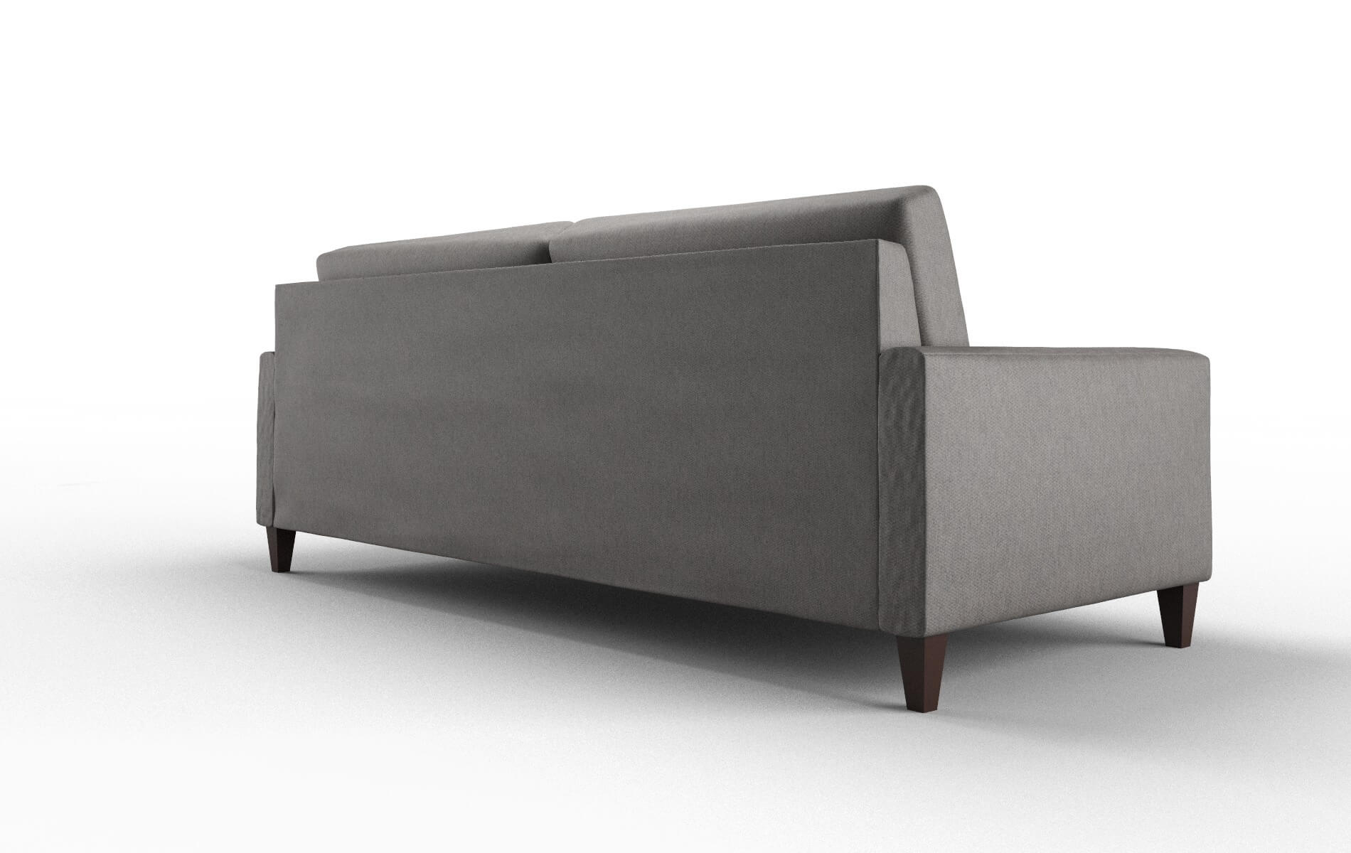 Cannes Cosmo Charcoal Sofa espresso legs 5