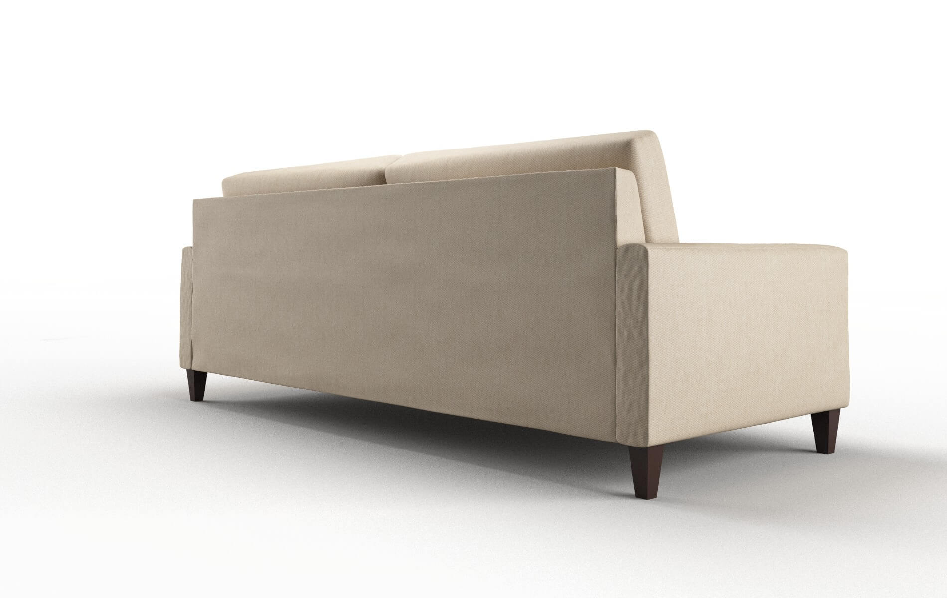 Cannes Cosmo Fawn Sofa espresso legs 5