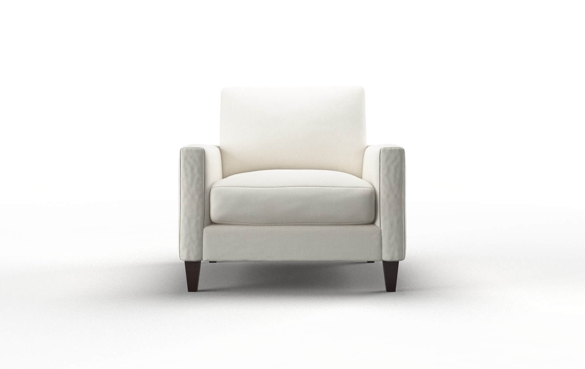 Cannes Cosmo ivory Chair Espresso Legs  1