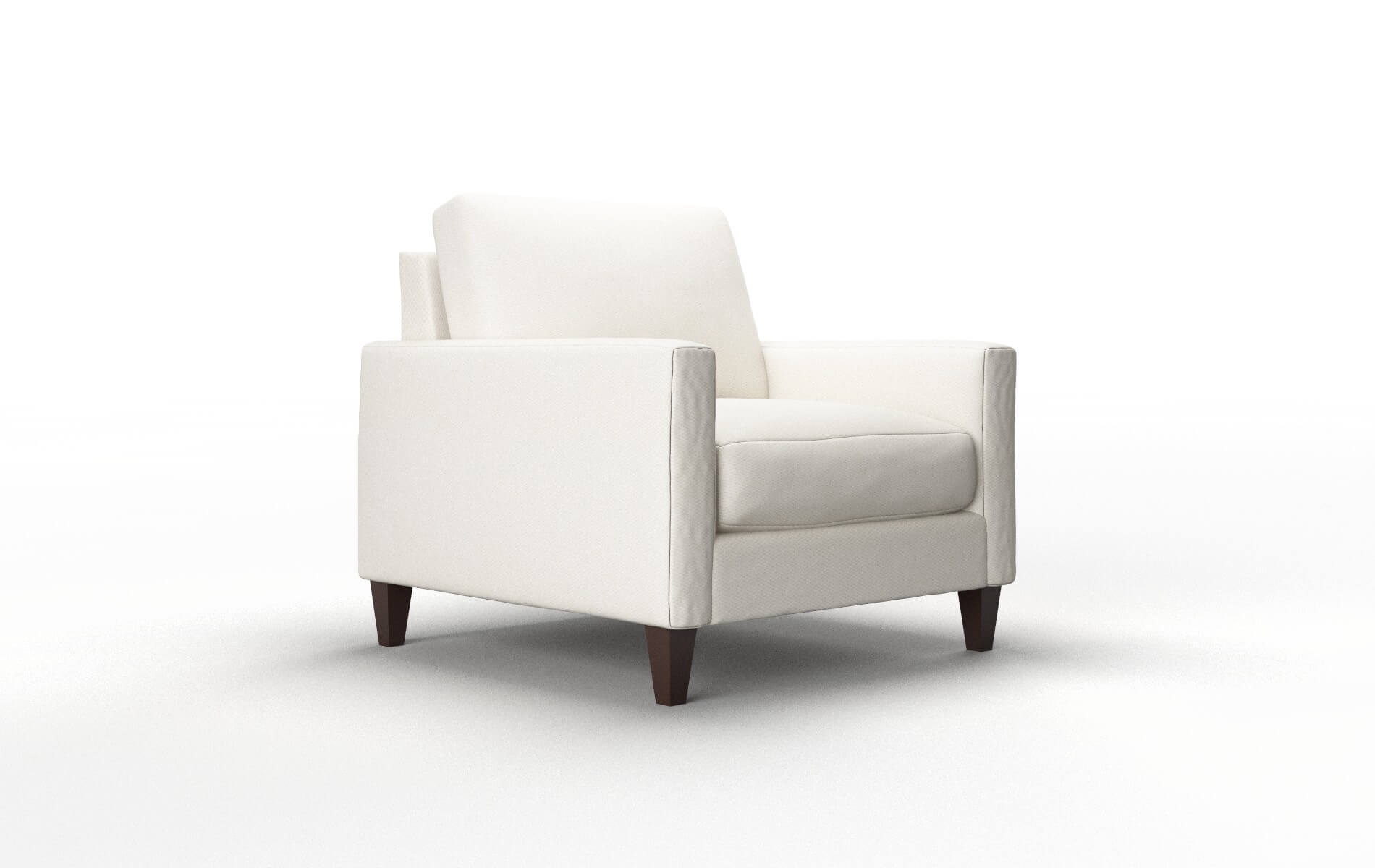 Cannes Cosmo Ivory Chair espresso legs 2