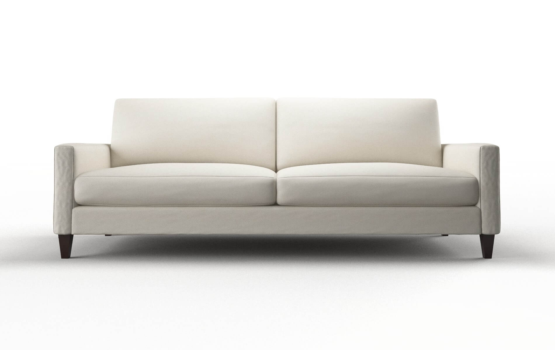 Cannes Cosmo Sand Sofa espresso legs 1