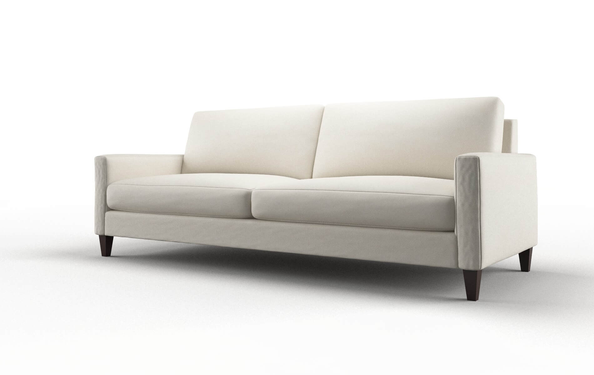 Cannes Cosmo Sand Sofa espresso legs 4