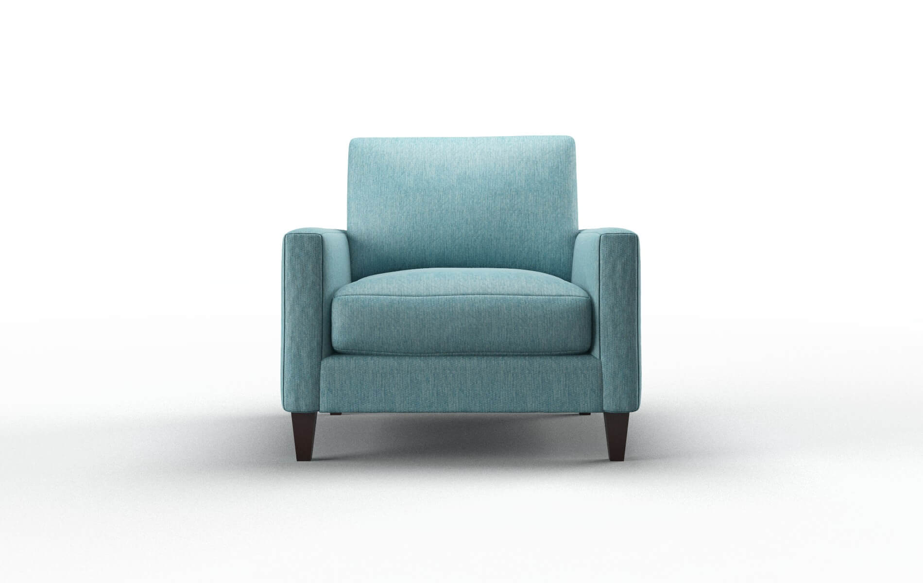 Cannes Cosmo Turquoise Chair espresso legs 1