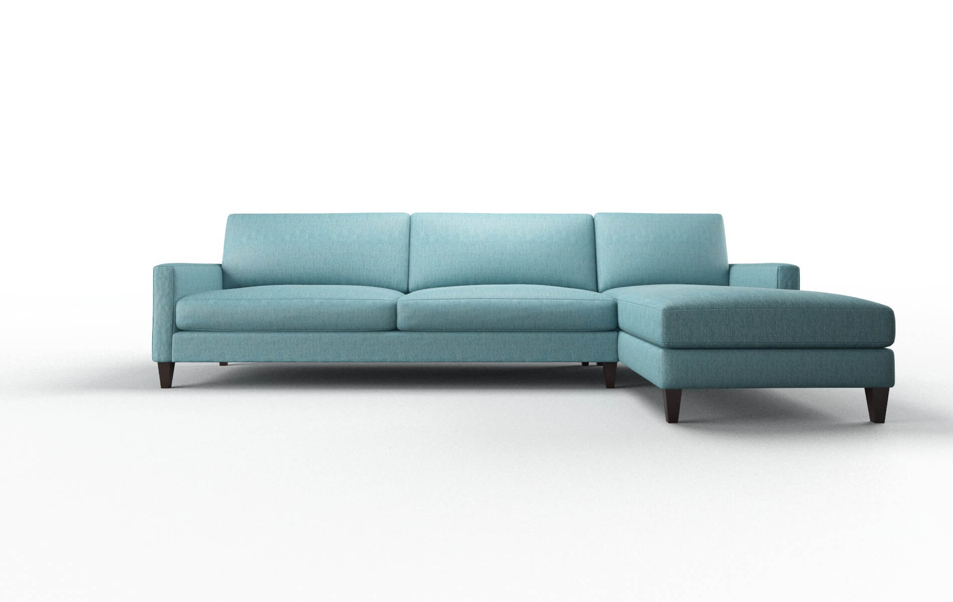 Cannes Cosmo Turquoise chair espresso legs